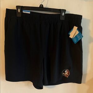 Columbia Men's FSU Black Athletic Shorts XL 6L